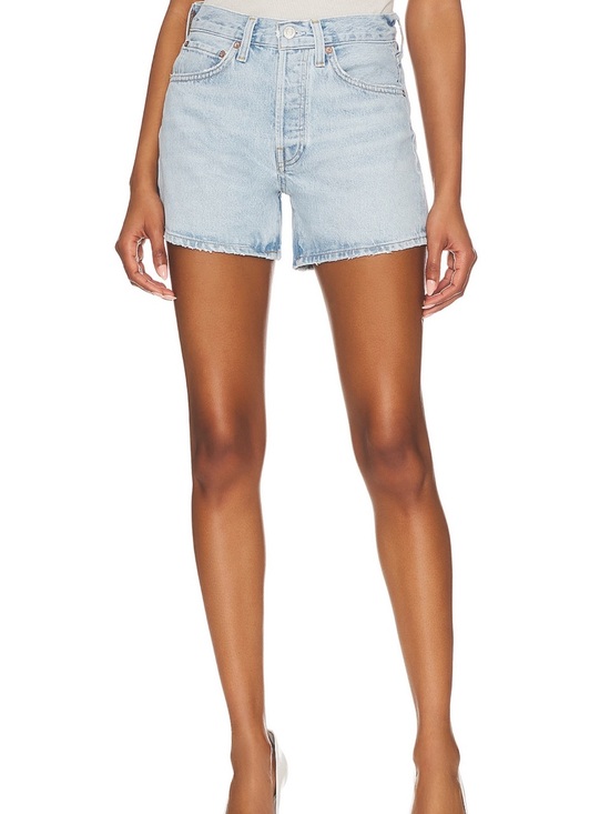 Agolde Pants - Agolde Parker long Denim Shorts